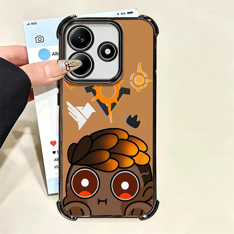 V-Valorant Cute Catoon Plating Phone Case For Xiaomi Poco X5 X6 X7 X8 Pro Max F8 Ultra F7 M8 M7 M5S Redmi 15C 15 14C 13C 13 X3 1