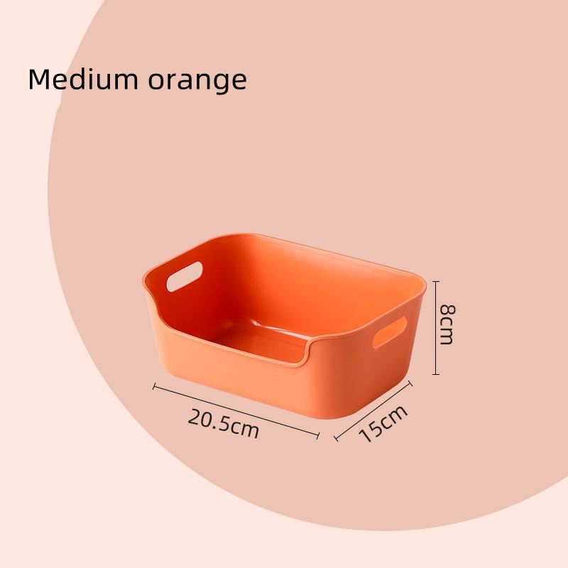 Desktop Storage Box Jewelry Lipstick Organizer Rectangle Plastic Food Container Glasses Makeup Case Toy Basket Home Supplies