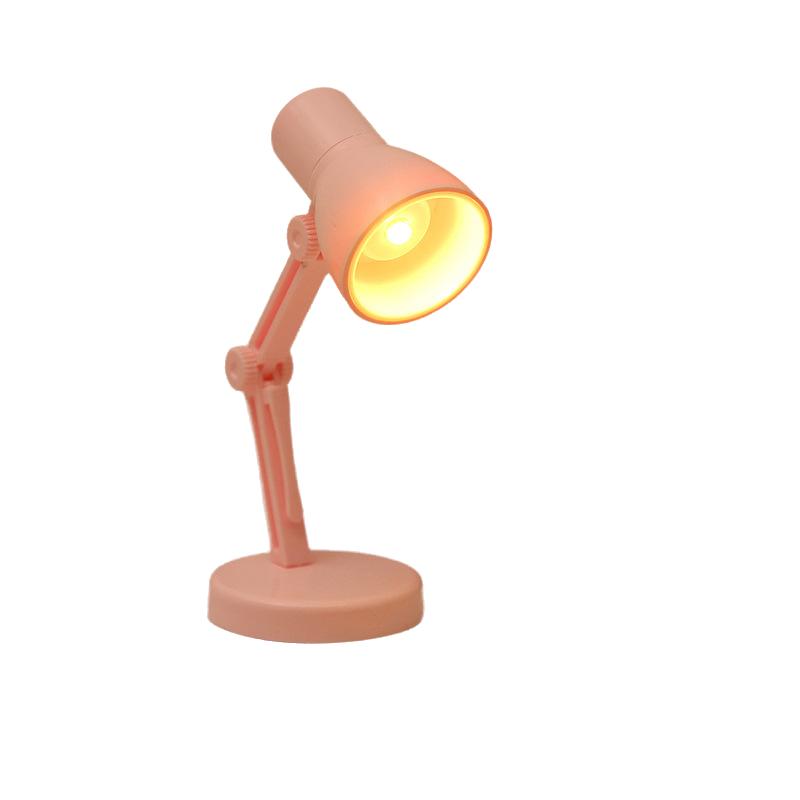 

Теплый Ночник Свет Мода Светодиодный Складной Портативный Батарейный Питание от Батареек розовый