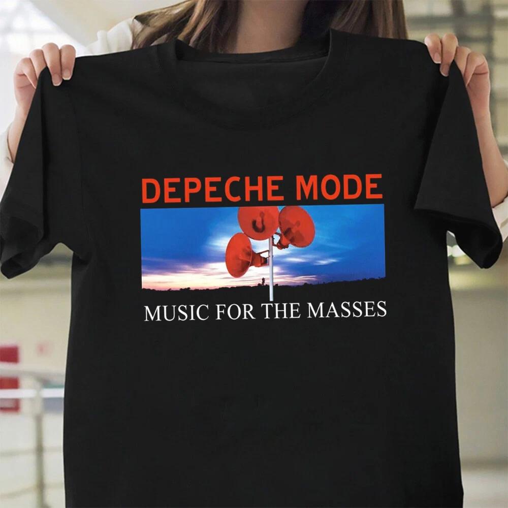 Men s and Women s T-shirts New Depeche Mode music for the masses 90s Depeche Mode Band Cotton Shirt XL