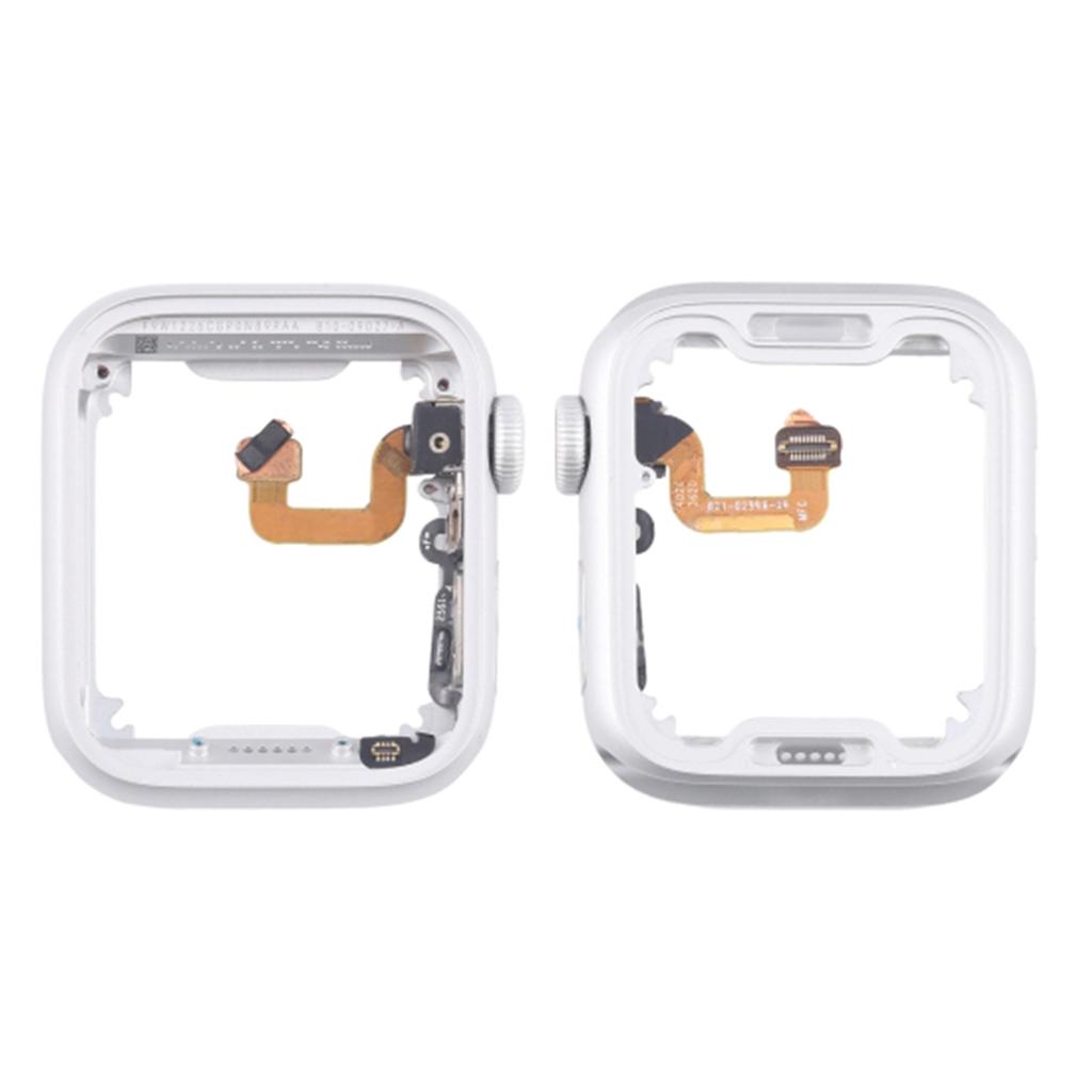 

Для Apple Watch Series 6 40мм (Видання з GPS) Розбирання середньої рамки з кабелем бічного ролика та цифрової коронки (Без логотипу) Silver