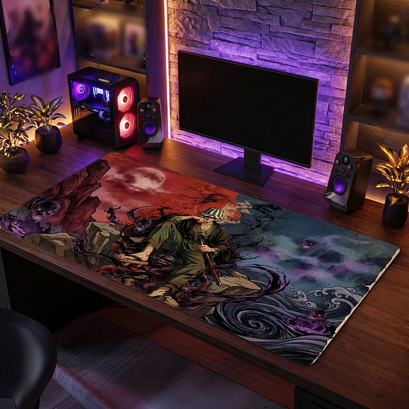 Big Mouse PadBleach anime Extended Soft Desk Mat Gaming Office Computer Table Decor Mat