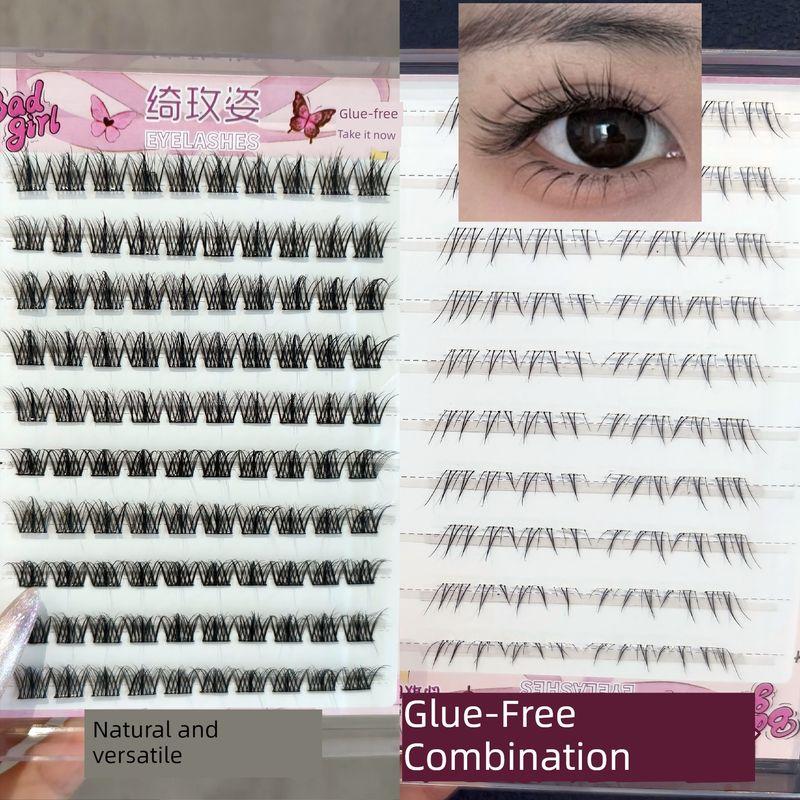 Glue-Free Self-Adhesive Thick Baby 3D Fake Eyelashes