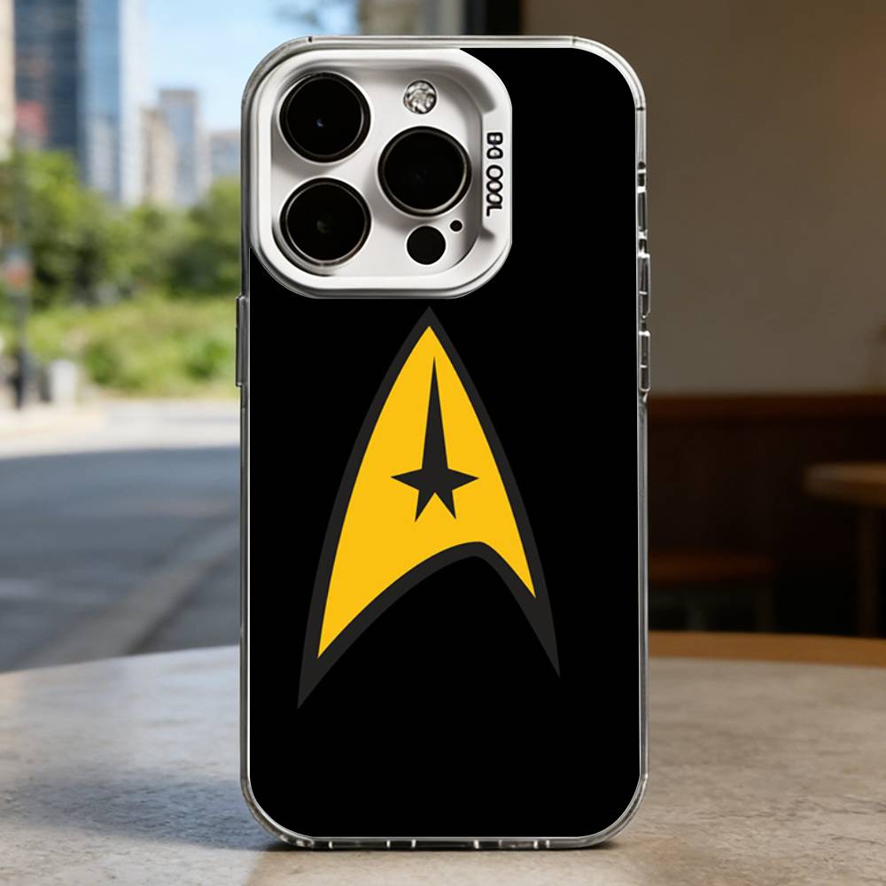 S-Star T-Trek Ships White Shockproof Phone Case For iPhone 16,15,14,13,12,11,Pro,XS,Max,Plus,Mini,SE