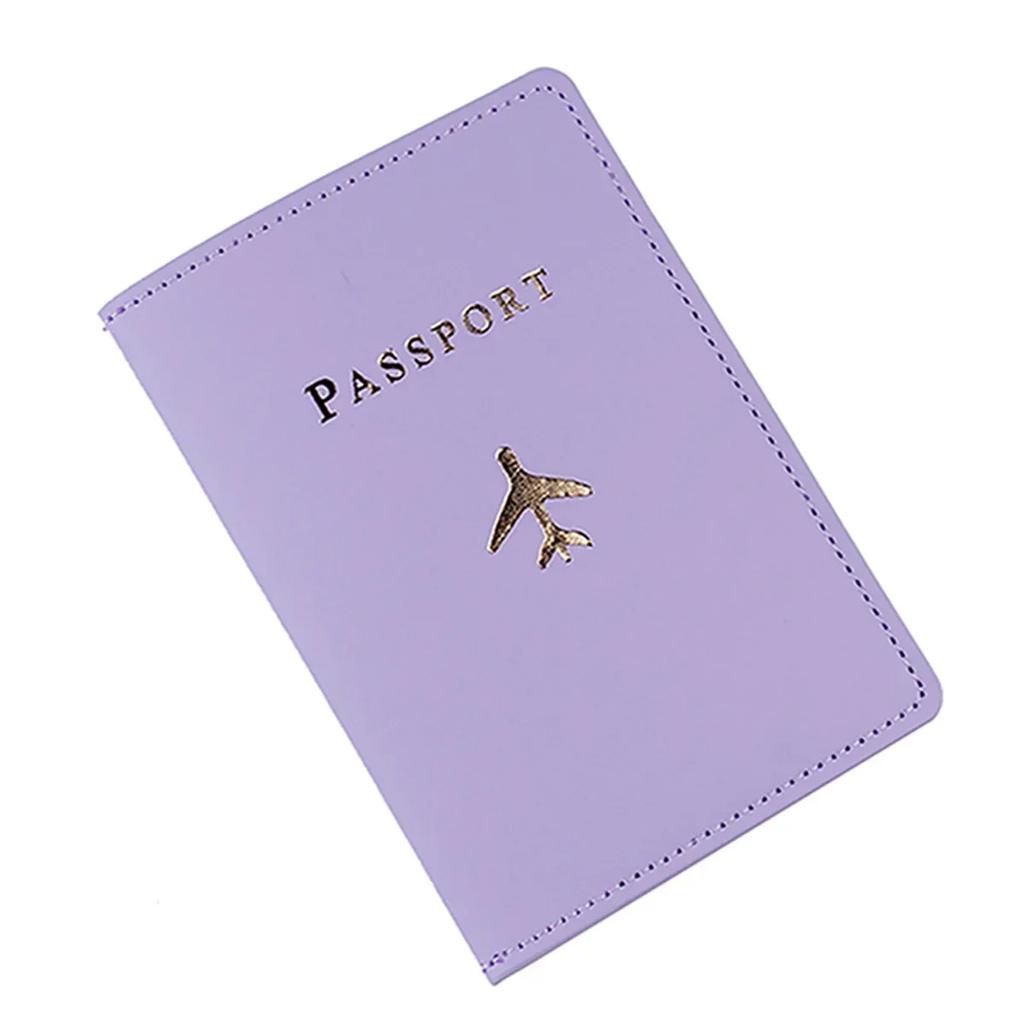 Fashion New Travel Passport Cover Women Men Passport Credit Card Holder Case PU Leather Business Card Passport Wallet