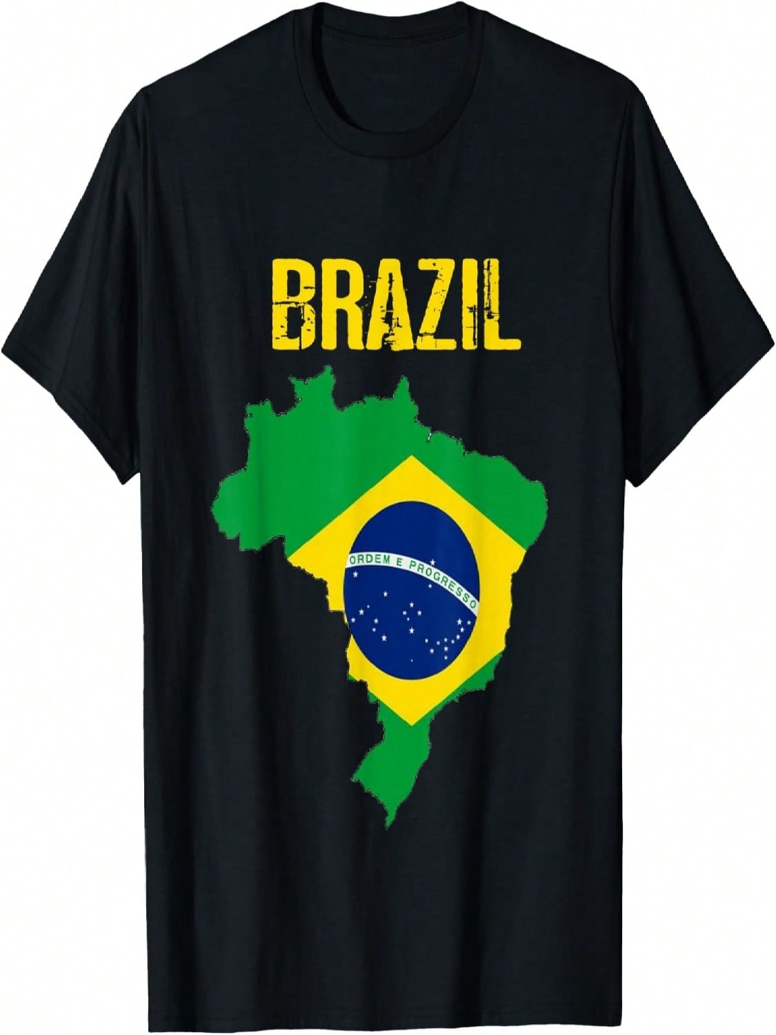 Brazil Flag Tshirt, Brazil T-Shirt, Brazil Shirt For Wounisex T-Shirt S разноцветный