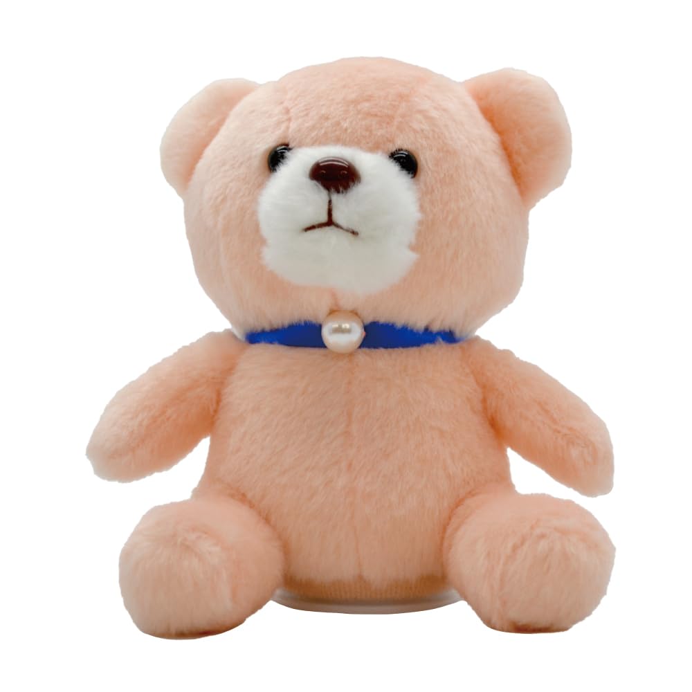 

Yamani Talking and Mimicking Mini Plush Toy, Pink Bear, Approx. H13 x W12 x D11cm, 12001