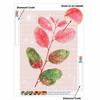 5D Diamond Painting Kit for Adults Relaxing DIY Craft Pink Green Leaves Art Rhinestones Embroidery Full Drill 30x40cm Home Wall Decor Gift