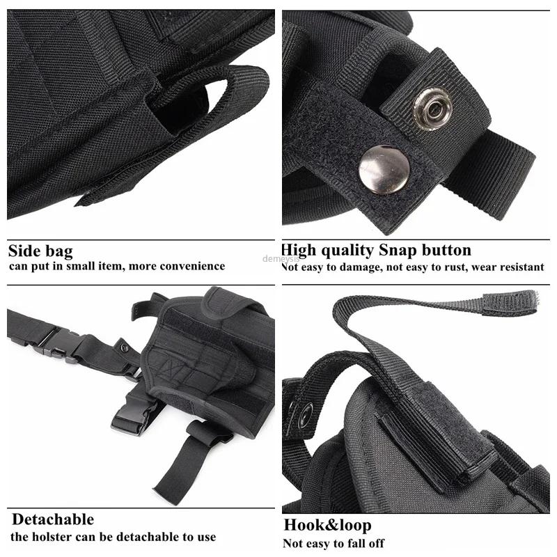 Universal Drop Leg Gun Holster Right Handed Tactical Thigh Pistol Bag Pouch Legs Harness for All Handguns