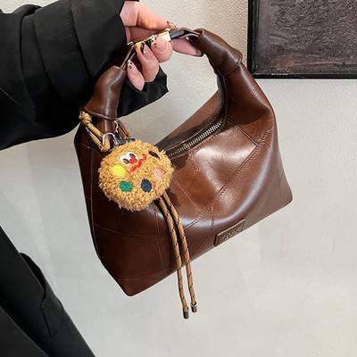 Luxury Vintage Armpit Handbag for Women's Shoulder Bag for Work and Commuting Dumpling Bag