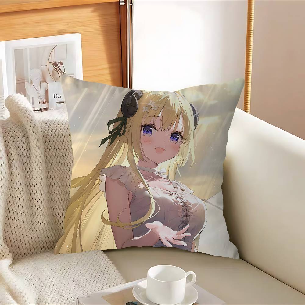 T-Tsunomaki ANIME WatameS Pillow Case Removable Washable Cushion Cover – All-Season Soft Linen
