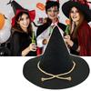 Comfortable Witch Hat Adult Teen Halloween Parties Witch Hat Practical Adult Cosplay Hat for Carnivals Photography
