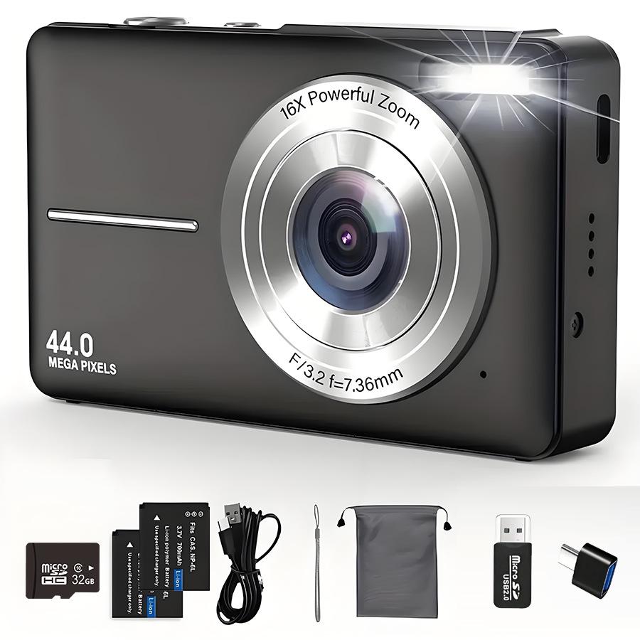 High-Definition Retro-Style Student CCD Camera with Self-Timer