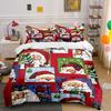 Santa Claus-themed Patchwork Design. Bedding Sets Duvet Cover Sets Duvet Covers Pillowcases(1* Duvet Cover 2* Pillowcases Without Duvet Insert)