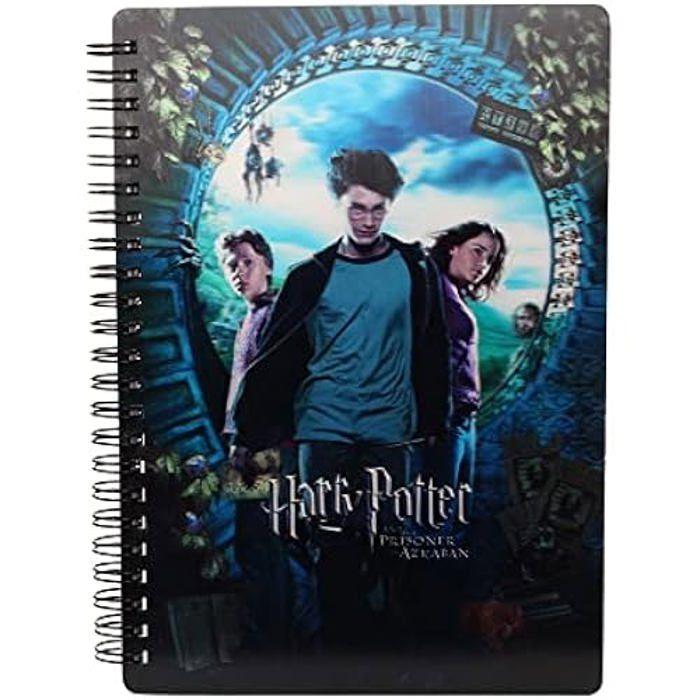 Cahier - sd toys - harry potter - effet 3d - souple - prisonnier d'azkaban