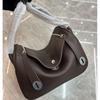 Borsa da Medico Originale in Vera Pelle Piena con Texture Borsa Morbida Strutturata da Donna a Tracolla o da Mano