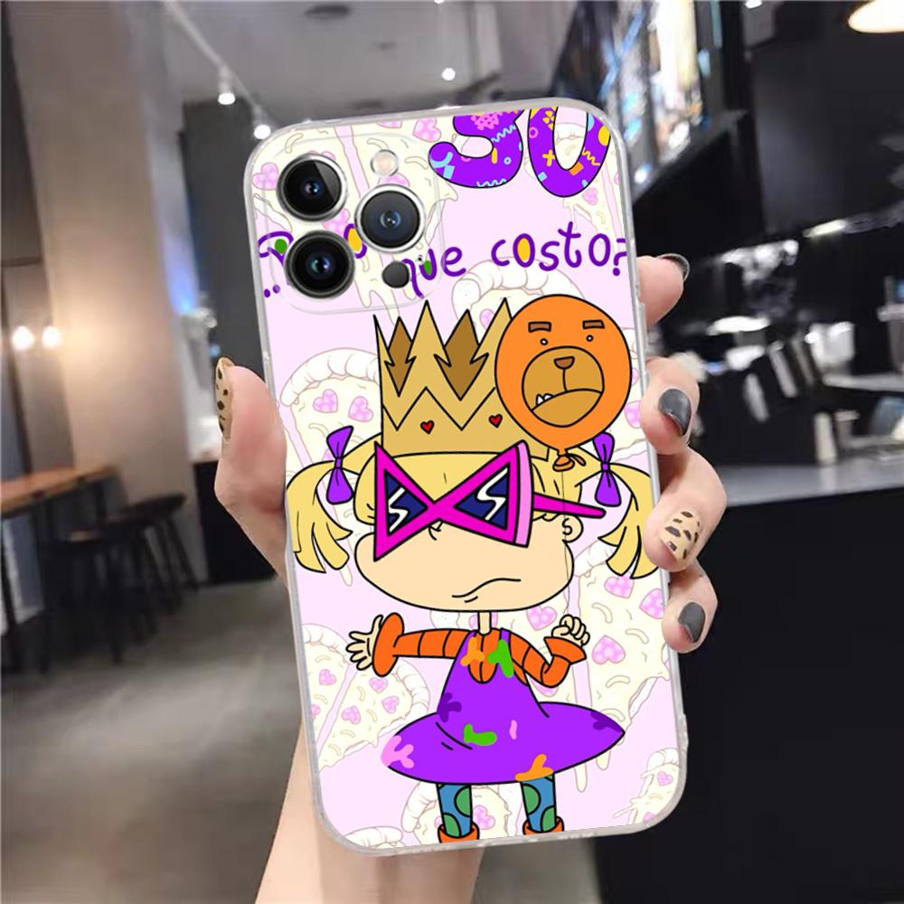 Cartoon Funny R-Rugrats Phone Case Silicone Soft For Iphone 16 15 14 13 12 11 Pro Mini XS MAX Plus X Cover