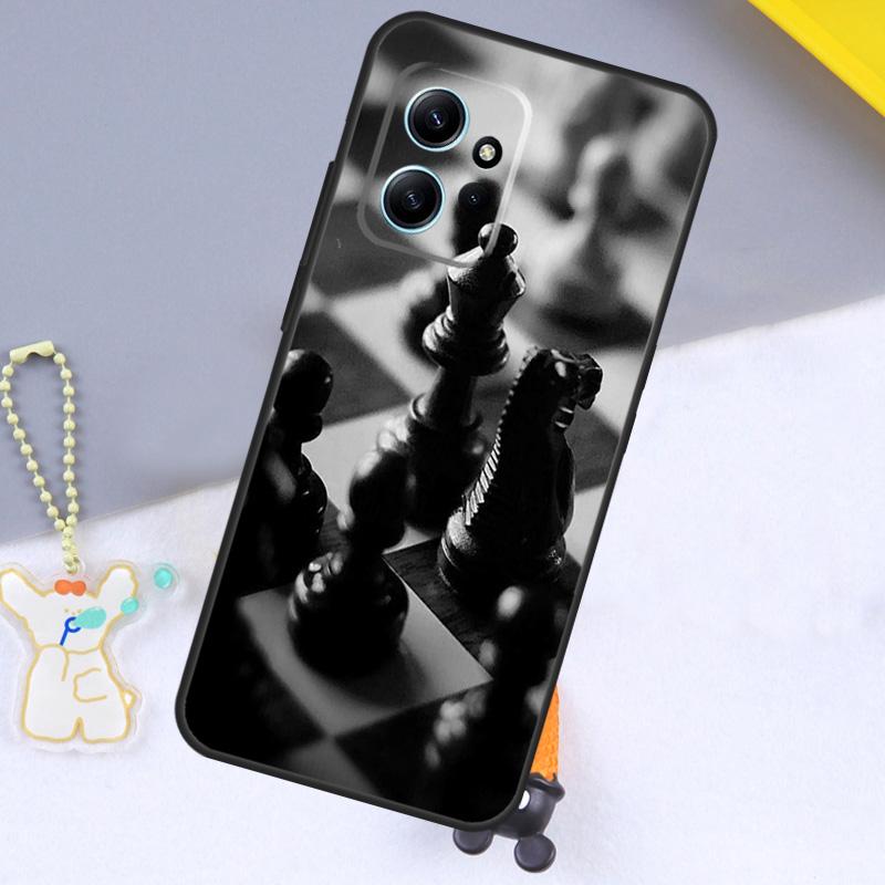 Chess Pieces Case For Xiaomi Redmi Note 14 13 9 10 11 12 15 Pro Plus Cover For Redmi 15 C 14C 12C 10C 13C
