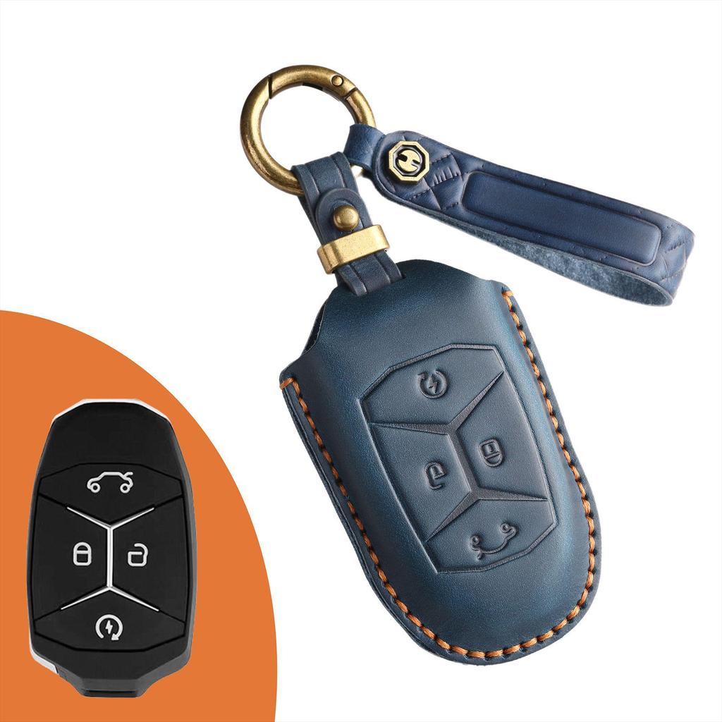 Handmade Genuine Leather Key Cover for Lynk & Co 03 (2022)