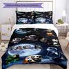 Christmas Nightmare Bedding Set Breathable Duvet Cover with Pillowcases Decorative Bed Linen for Bedroom Home Decoration Birthday Gift