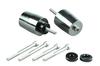 POSH FAITH Ultra Heavy Bar End Inners for Honda and Genuine M6 Part Number (Only) Suzuki, Type, Plated, 031979-00-10