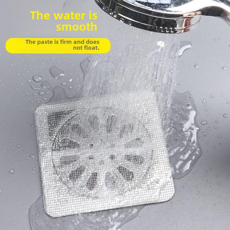 Disposable Bathroom Drain Stickers: Anti-Clog & Insect-Proof Hair Filter