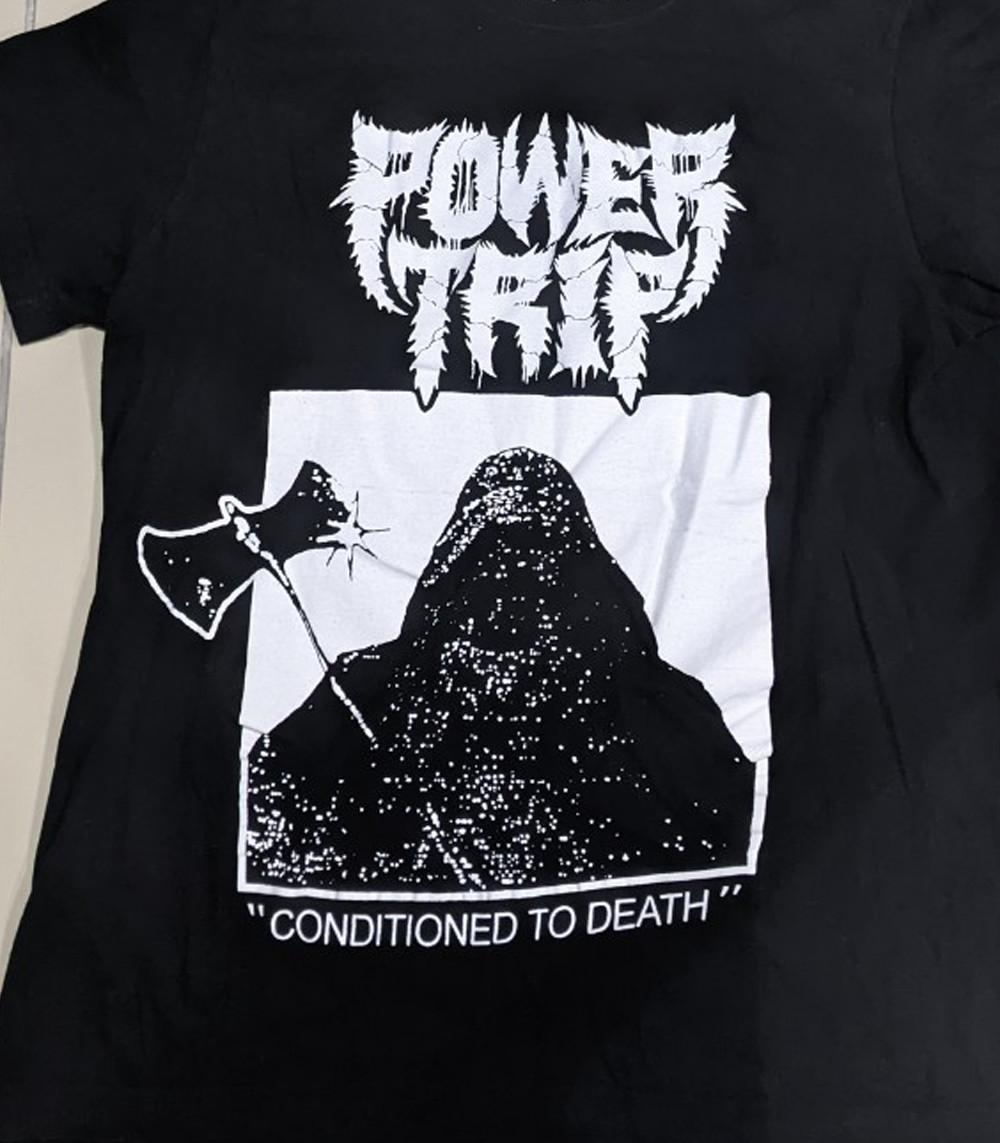 Футболка унисекс Power Trip черная Все размеры от S до 45XL Футболка 86 S