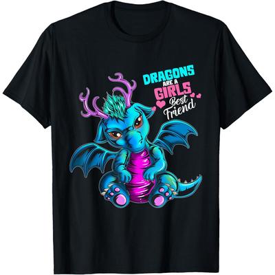 Dragon Costume Girls Dragons Are A Girl's Best Friend T Shirt