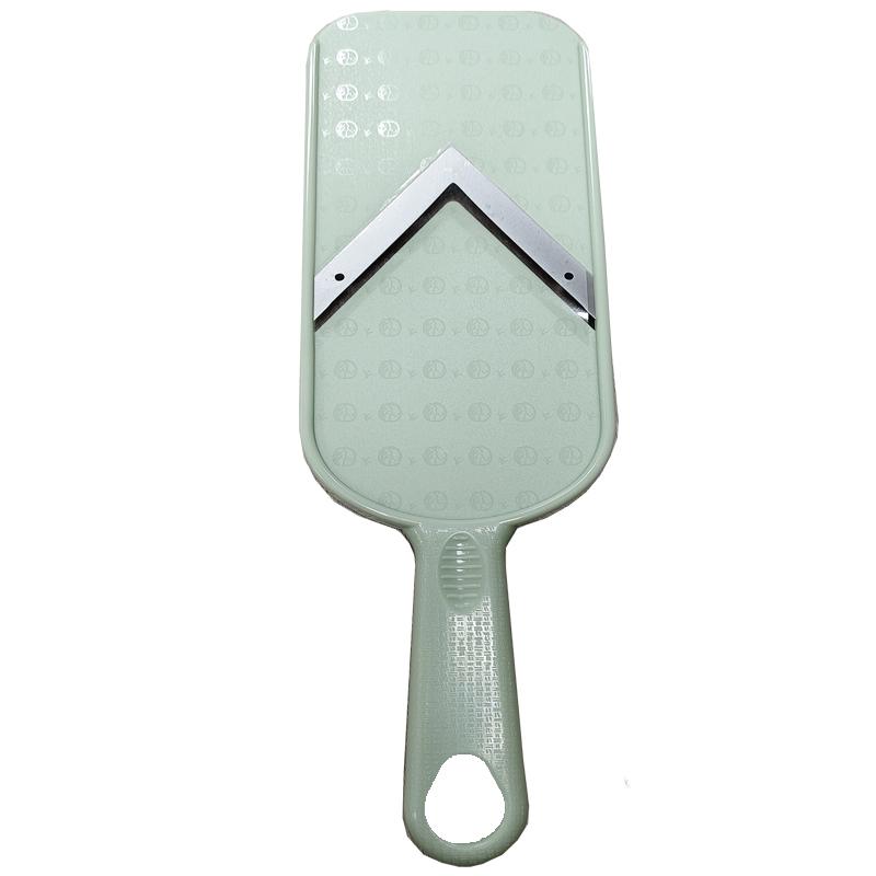 

Multi Handheld Mandoline Slicer - Stainless Steel V Blade, with Cleaning Brush, Comfort Grip, Easy to Clean, for Kitchen, Vegeta