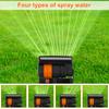 Oscillating Grass Sprinkler ABS 16 Hole Lawn Water Sprinkler with Filter Adjustable Spray Range Garden Water irrigation system