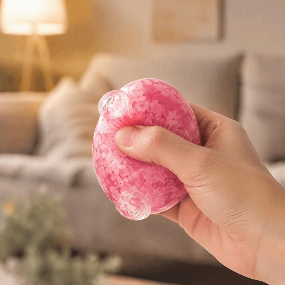 Slow Rising Slow Rebound Toy Moldable Fidget Squishy Toy Pink Cherry Blossoms Squeeze Toy Kids