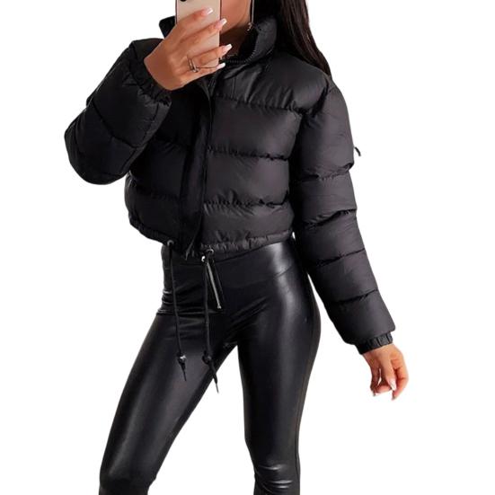 Женское пальто с хлопковой подкладкой — фото 12