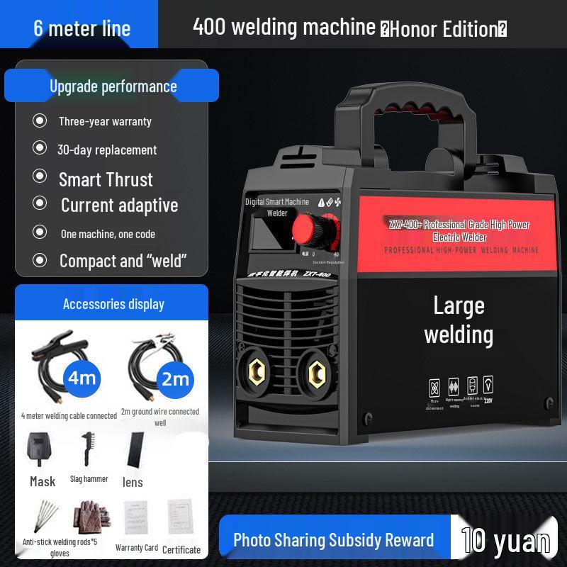 500 Electric Portable Dual Voltage Welder: 220V/380V Industrial-Grade Household Laser DC Welder