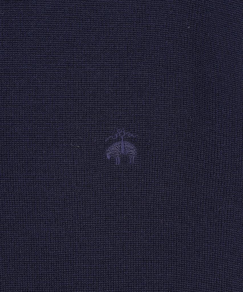BROOKS BROTHERS Merino Wool Polo Sweater (Navy) (Bbwtmf9640Qew)