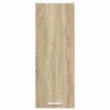 Wall Cabinet Sonoma Oak and White 30 X 31 X 80 Cm