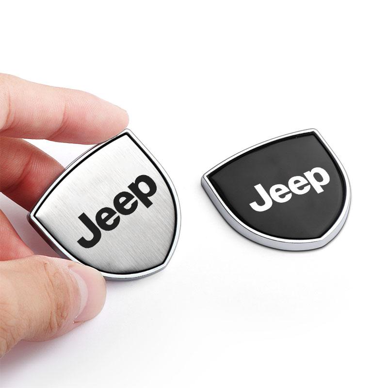 1 ks 3D kovový znak štítu dveří auta odznak na karoserii nálepka styling pro Jeep Grand Cherokee Wrangler Renegade Compass Patriot Liberty