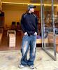 BLOND9 Classic High-Neck Knit Zip-Up_Black