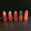 Pretty Red Rare Quartz Crystal Single Terminated Wand Healing Specimen Decor
