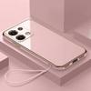 Luxus Quadratische Beschichtung Handyhülle Für Redmi Note 13 4G 5G Redmi Note 13 PRO 5G 4G Note 13 Pro Plus mit Band Stoßfeste Hülle