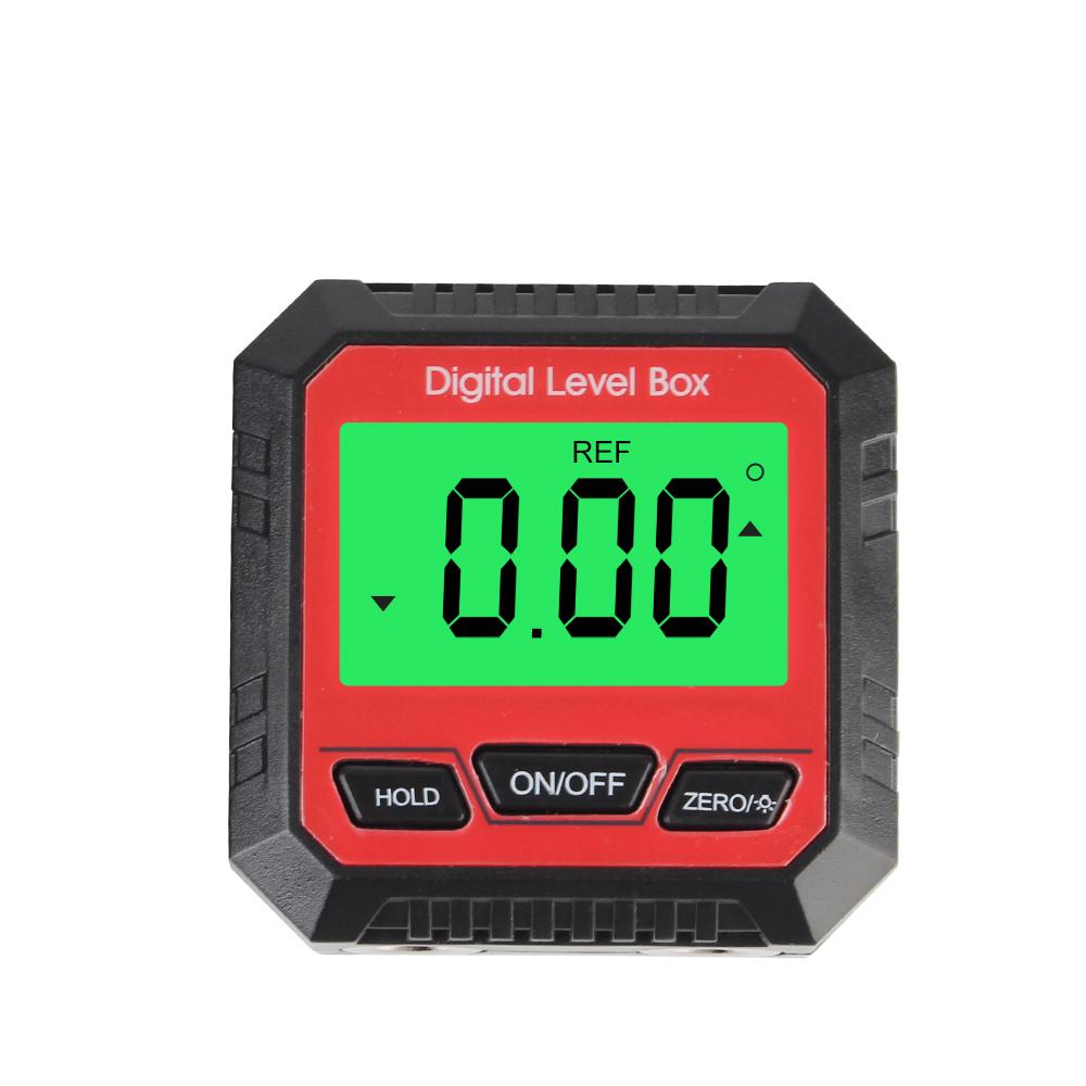 Digital Spirit level Horizon Vertical Measure Protractor Inclinometer Horizontal Scale Ruler 90degree Angle Finder Portable Bubble Electric Level