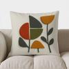 Home Decor Vibrant Floral Pattern Throw Pillow Cover Pattern Cushion Cover Suitable For Sofa Bedroom Car Pillow Cover