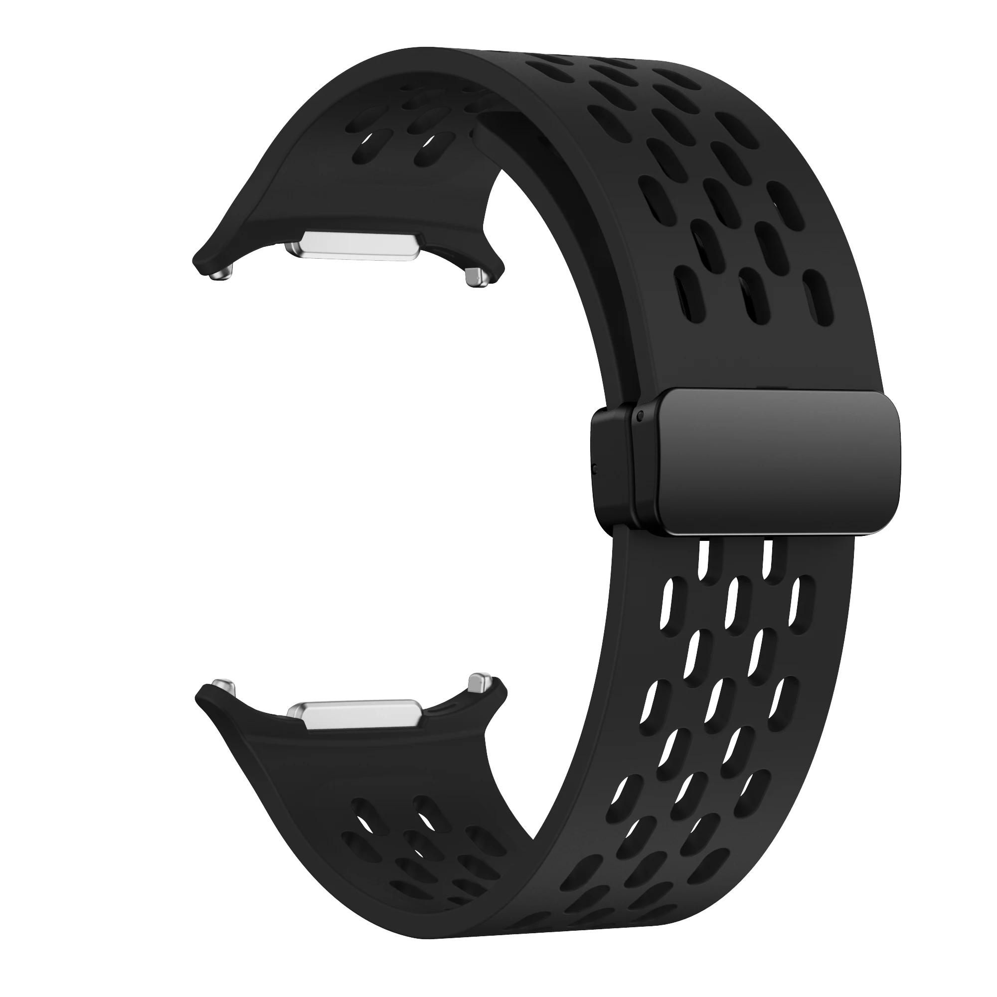 

Sport Strap for Samsung Galaxy Watch Ultra 47mm accessories Metal Magnetic Breathable Bracelet correa Galaxy watch 7 ultra bands Galaxy Watch Ultra чёрный
