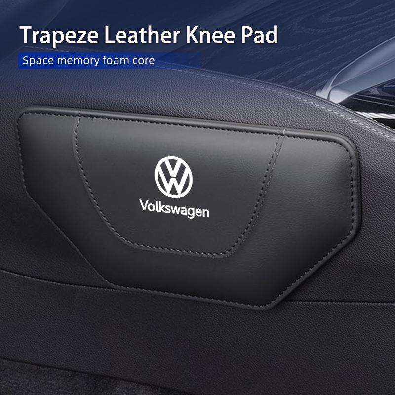 Car Leather Knee Pad Inside Knee Cushion Comfortable For Volkswagen VW Passat Golf Tiguan Polo Scirocco Jetta CC T-ROC Ol5