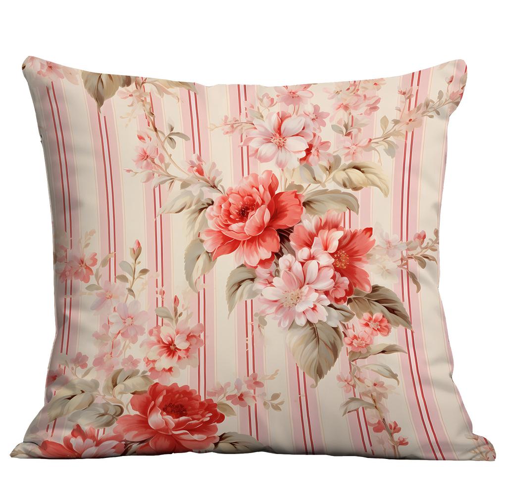 Ny Akvarell Pastoral Blommig Kuddfodral Hem Vardagsrum Soffa Kudde Kuddfodral Premium Hållbar Kvalitet