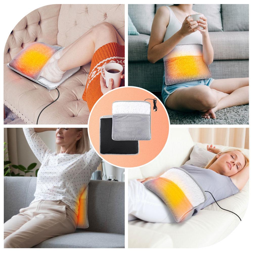Electric Foot Heating Pad Portable Winter Soft  Foot Washable Heater Foot Warming Mat Winter Warm Blanket for Home Office