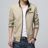 Męska Casual Tops Jacket Cotton Męska stójka Modna odzież Męska kurtka