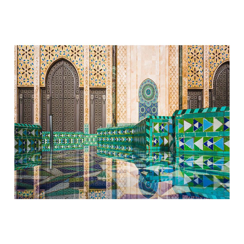 Islamische Kalligraphie Leinwand Malerei Allahu Akbar Kaaba Heiliger Ort Die Moschee Poster und Drucke Wandkunst Wohnzimmer Dekor