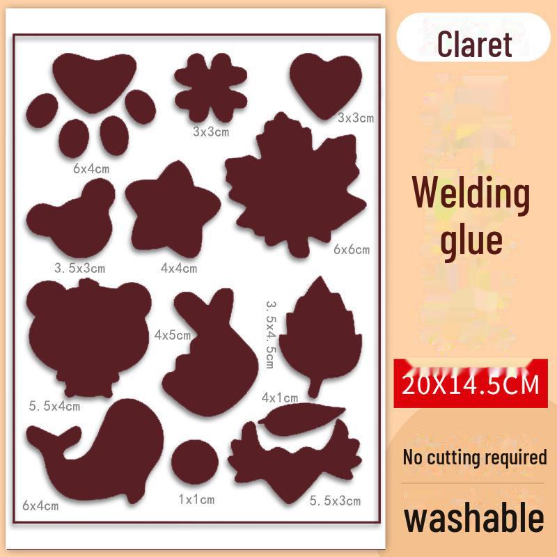 Autocolante cu patch-uri colorate cu desene animate: Reparații autoadezive, fără cusături, fără cusături pentru jachete și haine