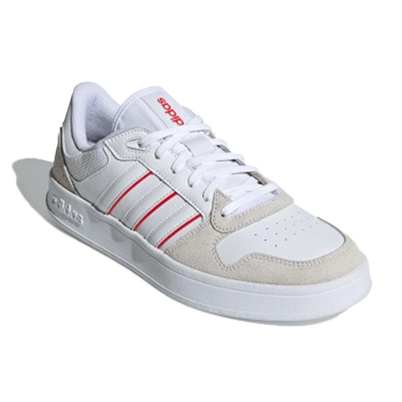 Adidas Breaknet Plus 'White Red' Sneakers FZ3271