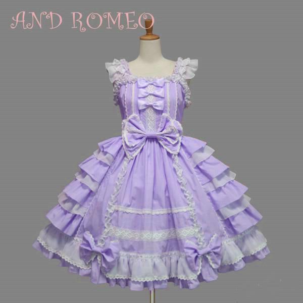 Court Style Lolita Princess Lace Bow Cosplay Dress